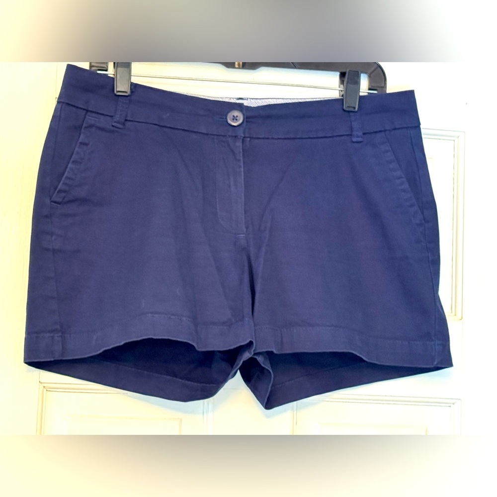 Crown & Ivy Blue Tailored Bermuda Shorts